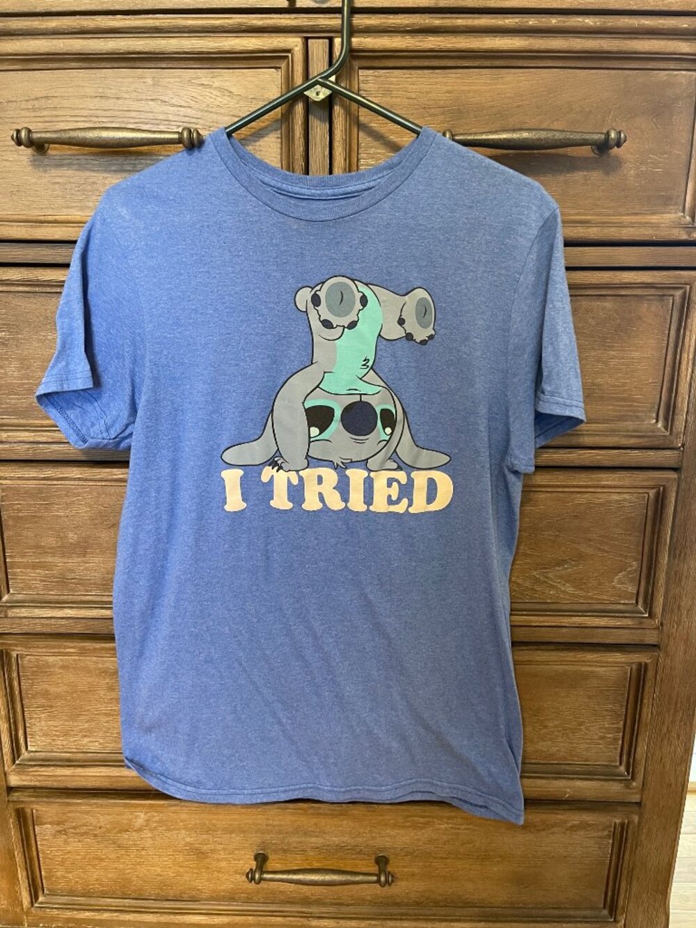 Men's Disney Stitch T Shirt - Size Medium